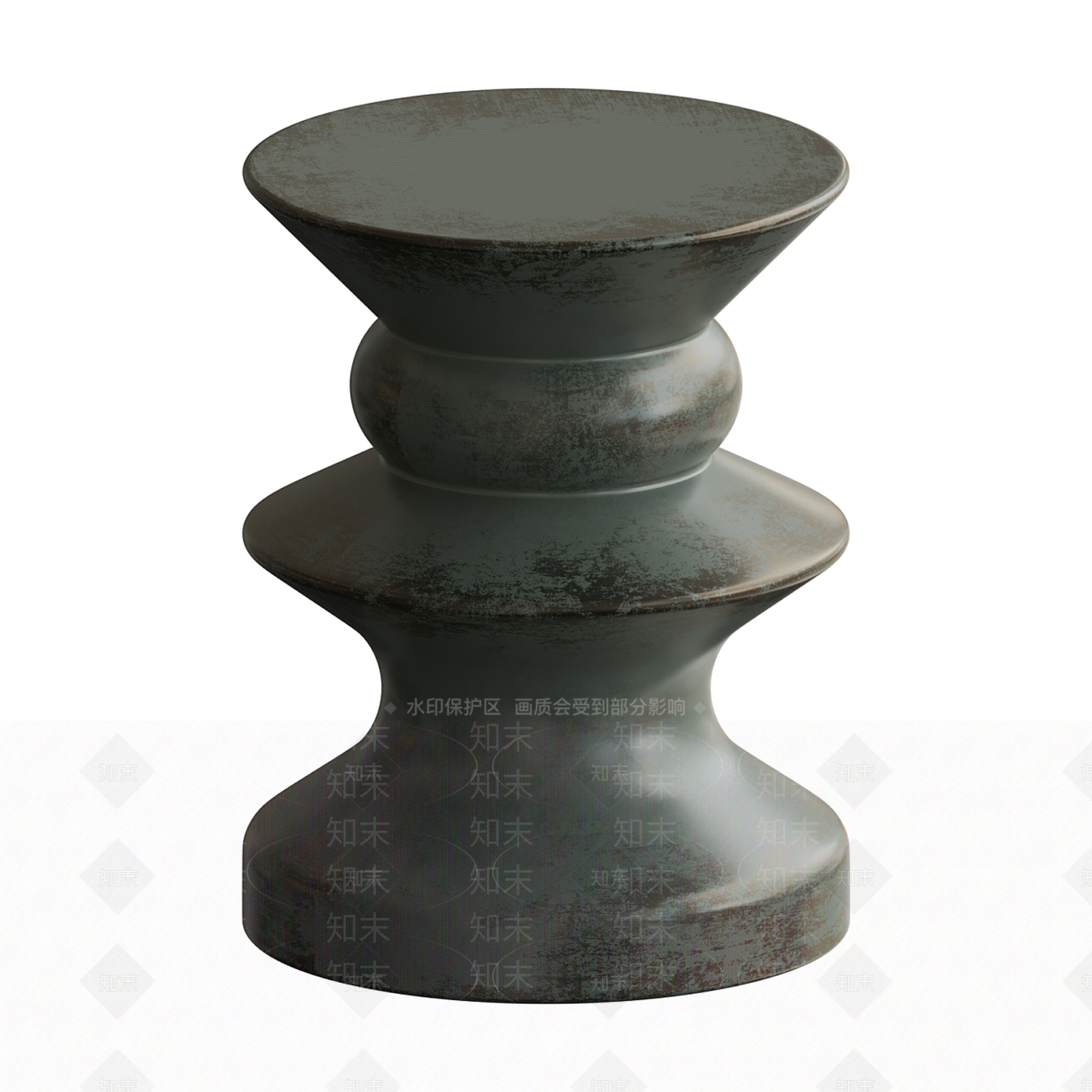 新中式轻奢边几3D模型下载【ID:1196909528】