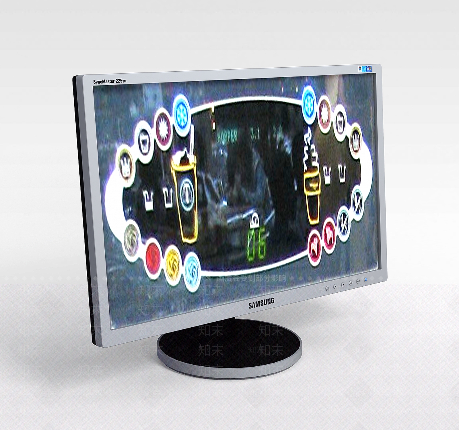 现代三星电脑显示器3D模型下载【ID:1196911945】