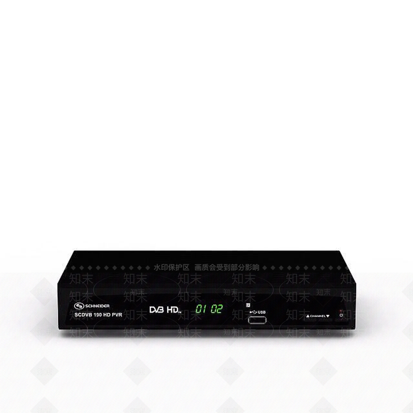 现代黑色DVD3D模型下载【ID:1196912133】