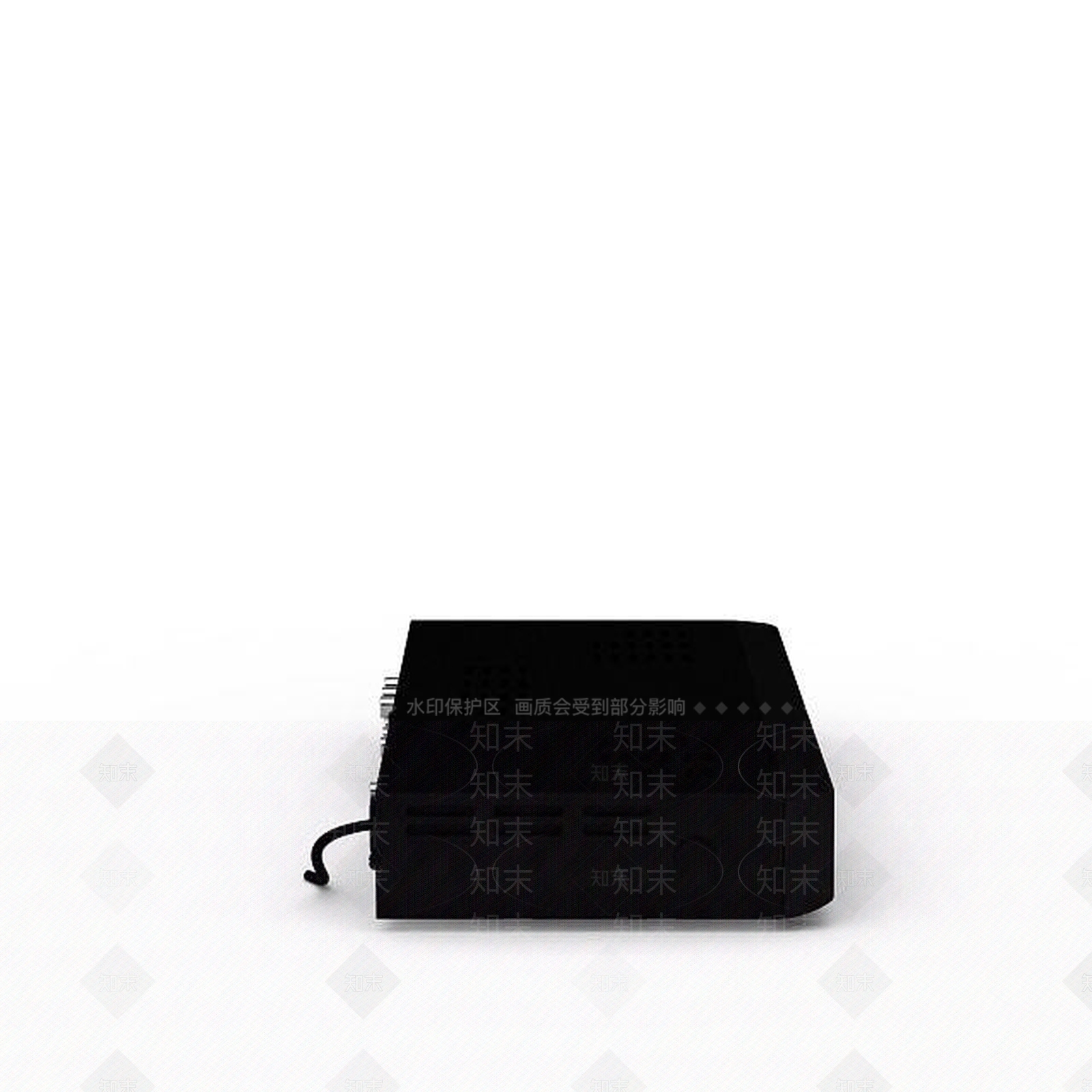 现代黑色DVD3D模型下载【ID:1196912133】
