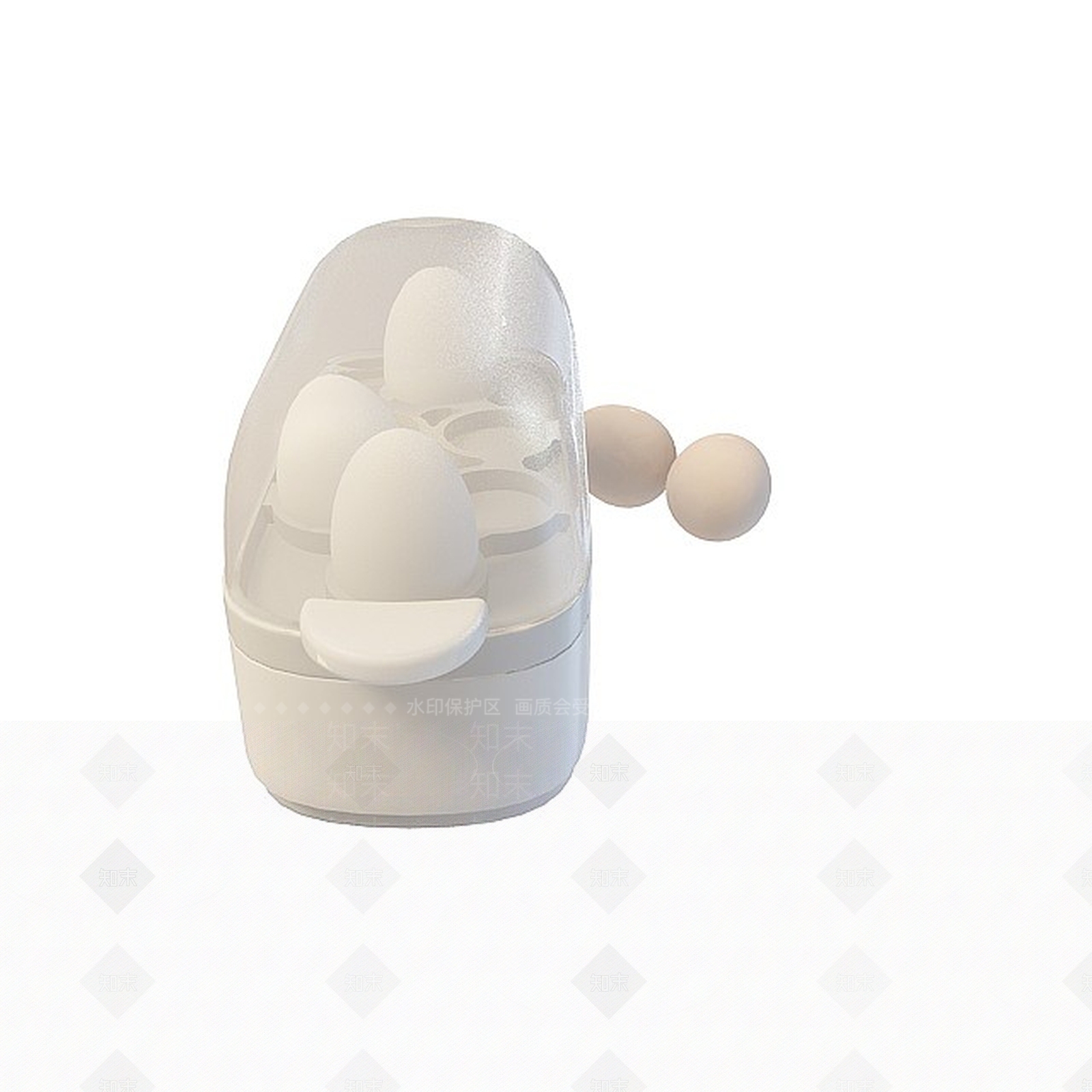 现代蒸蛋机3D模型下载【ID:1196912861】