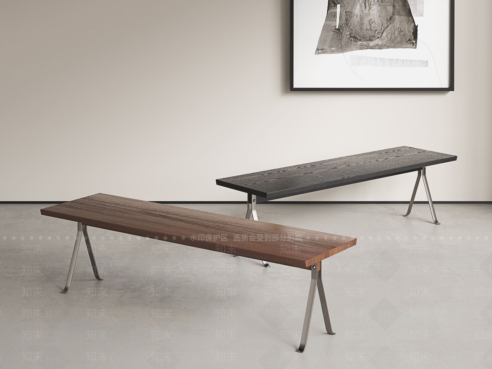 现代轻奢其他凳子SU模型下载【ID:1196913585】