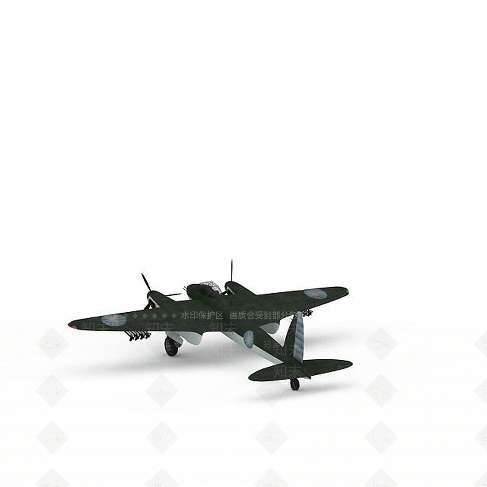 现代MOSQUITOC战斗机3D模型下载【ID:1196913667】