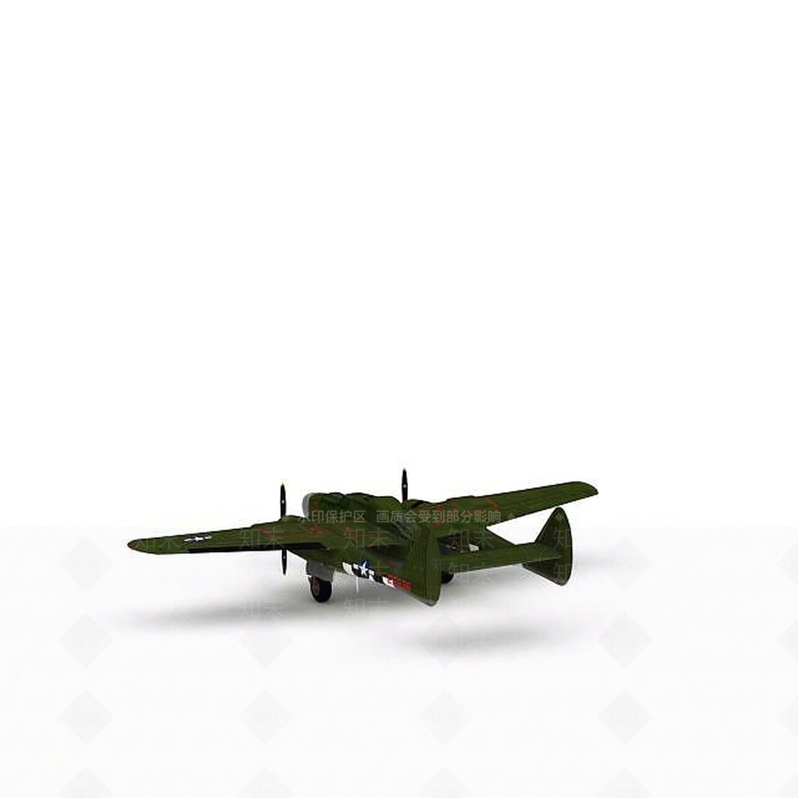 现代P61夜间战斗机3D模型下载【ID:1196913767】