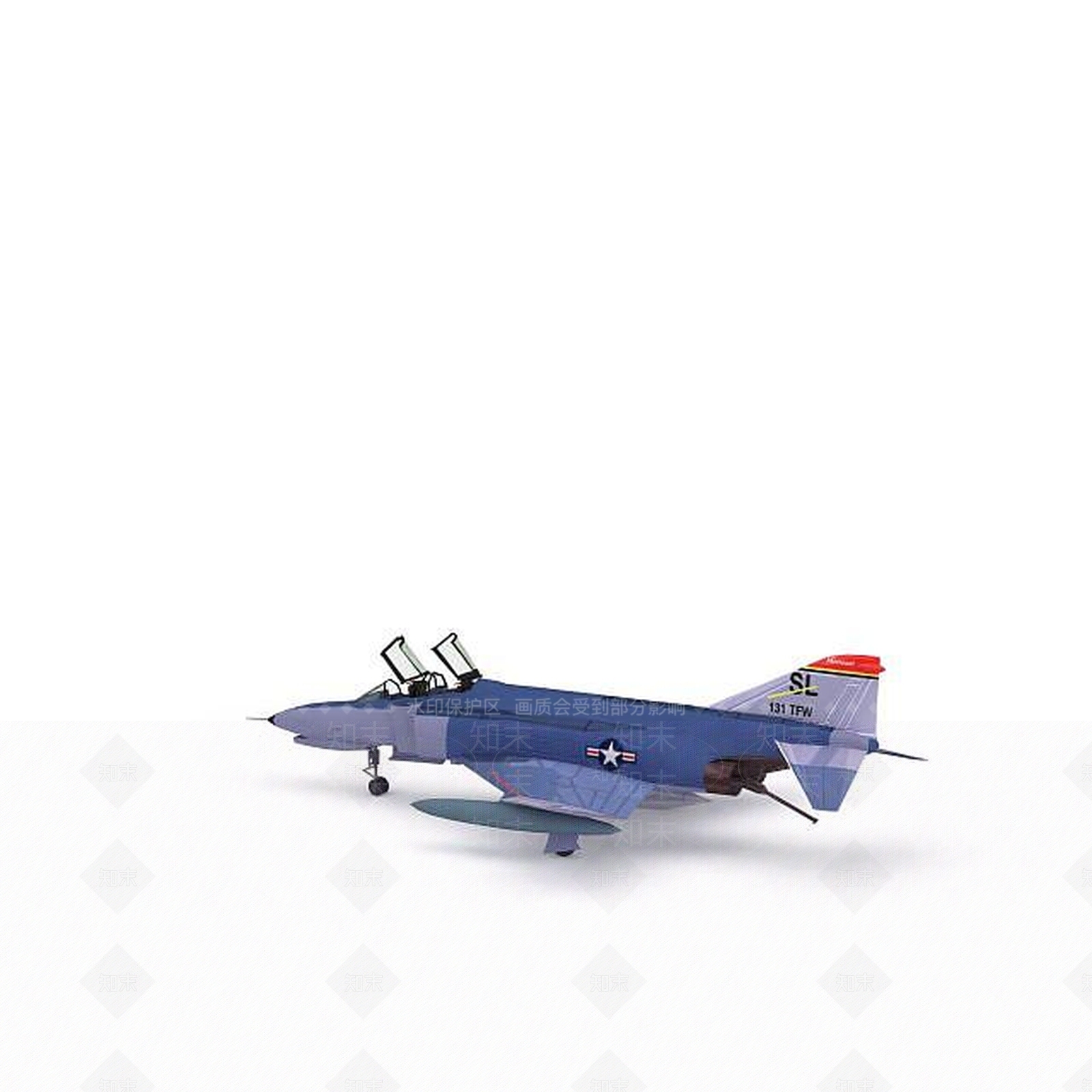 现代PhantomF4E战斗机3D模型下载【ID:1196913833】