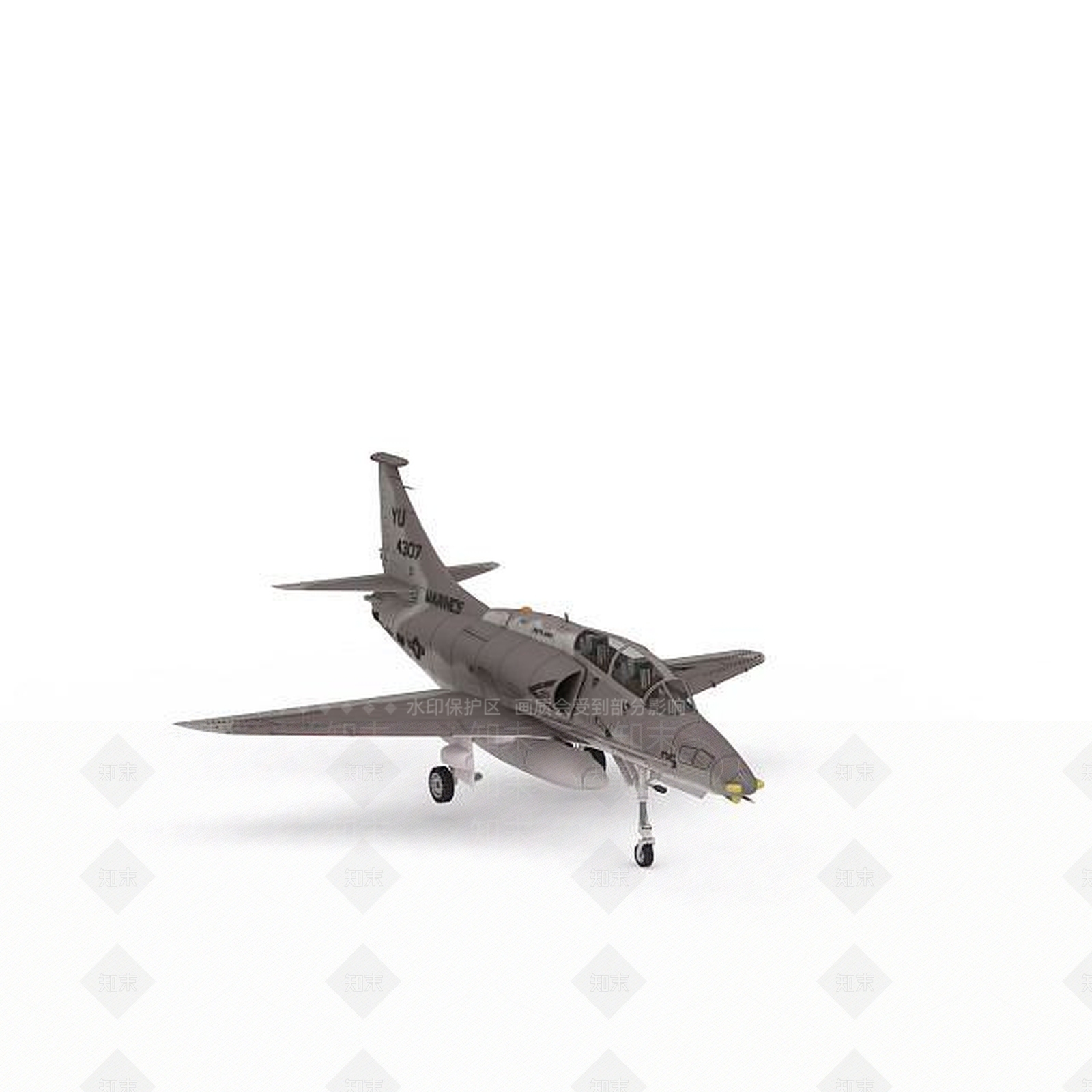 现代SKYHAWK攻击机3D模型下载【ID:1196914068】
