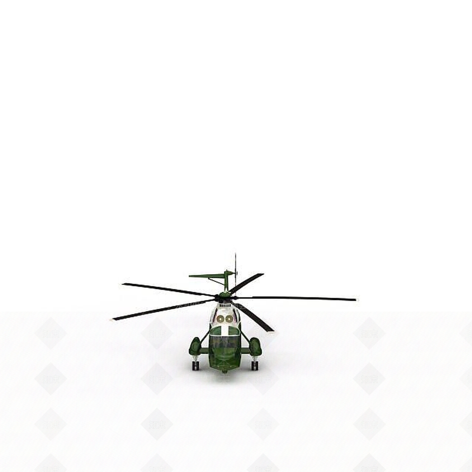 现代VHPRES武装直升机3D模型下载【ID:1196914133】