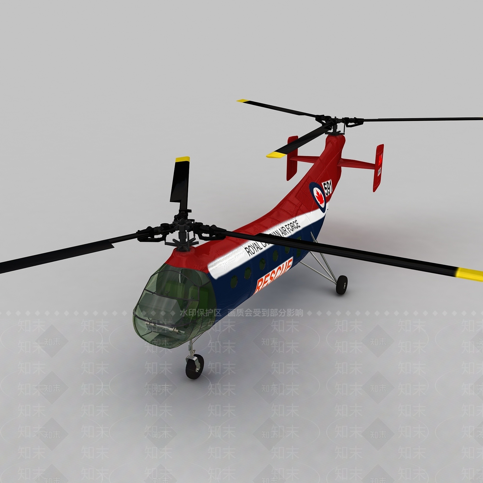 现代WORKHORS军用运输机3D模型下载【ID:1196914166】