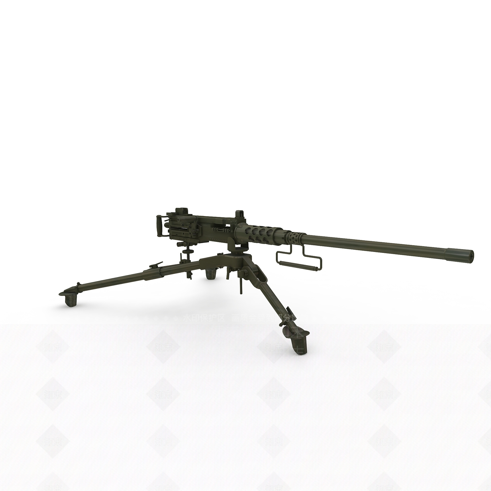 现代Browni机关枪3D模型下载【ID:1196914487】