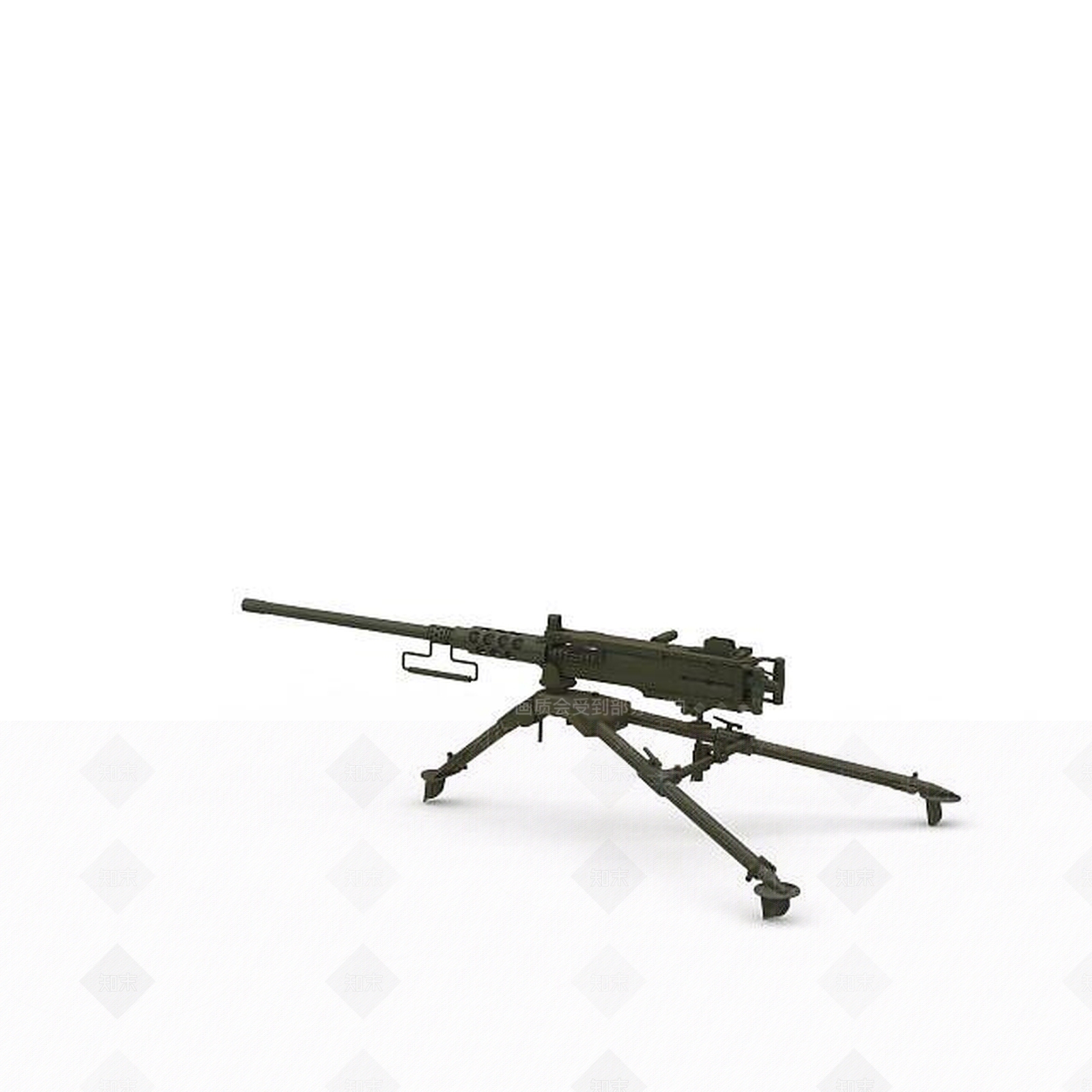 现代Browni机关枪3D模型下载【ID:1196914487】