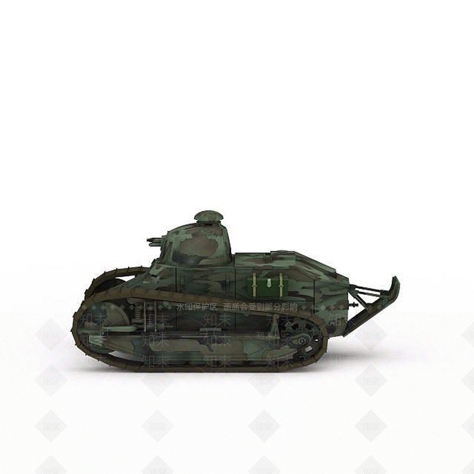 现代法国雷诺FT3D模型下载【ID:1196916058】