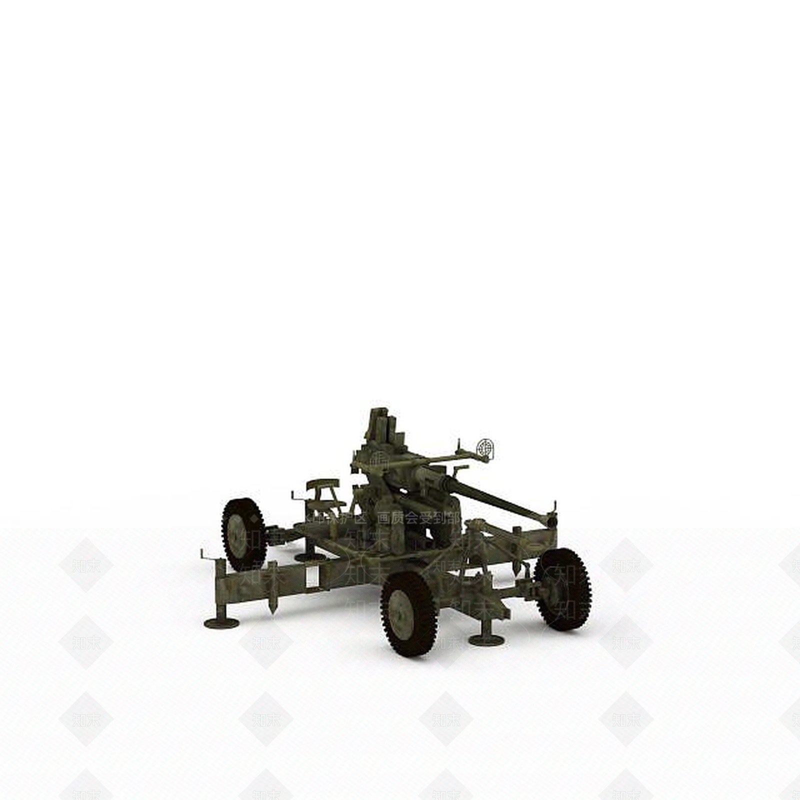 现代德国二战机关枪3D模型下载【ID:1196916275】