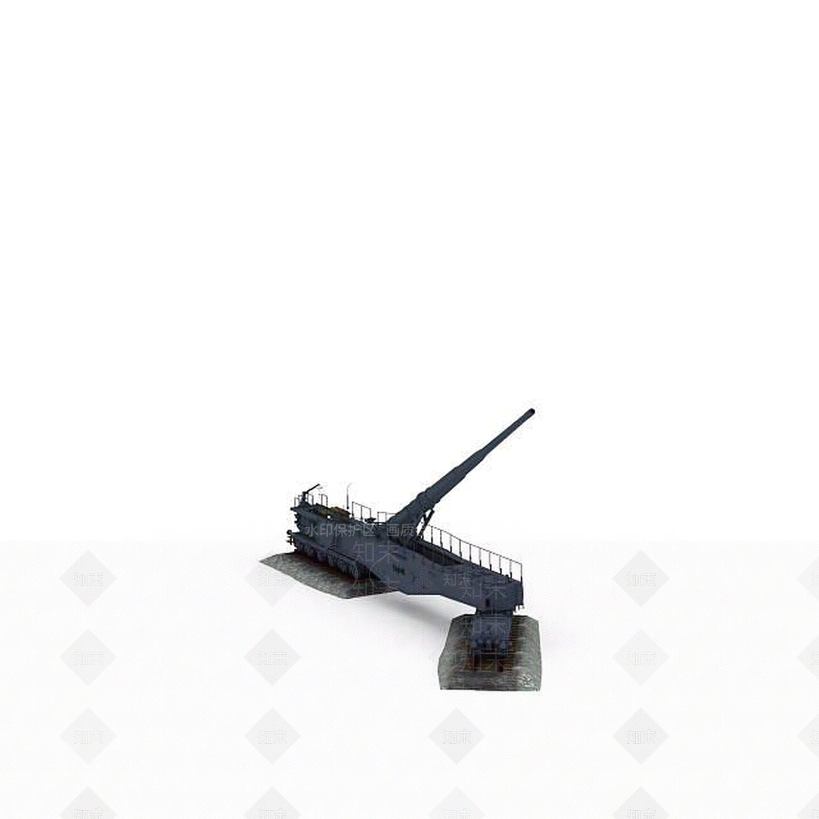 现代利奥波德列车炮3D模型下载【ID:1196916256】