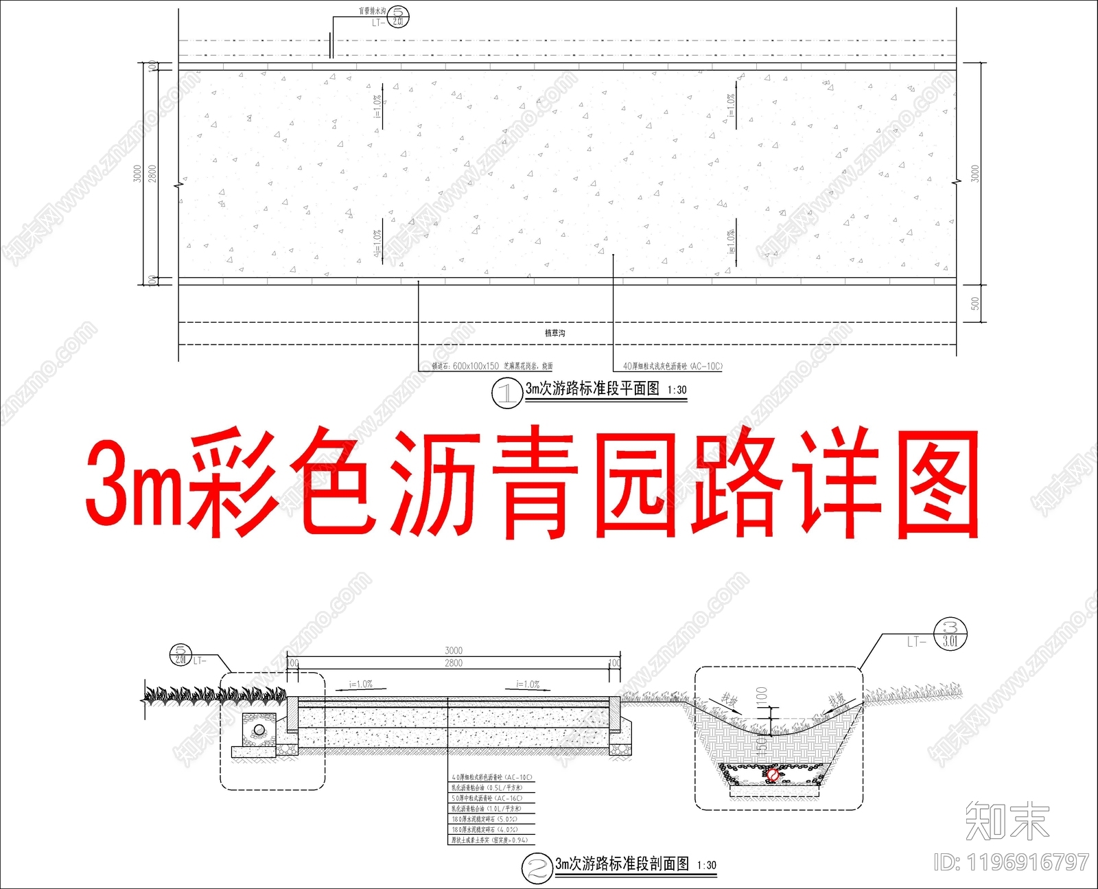 景观节点cad施工图下载【ID:1196916797】