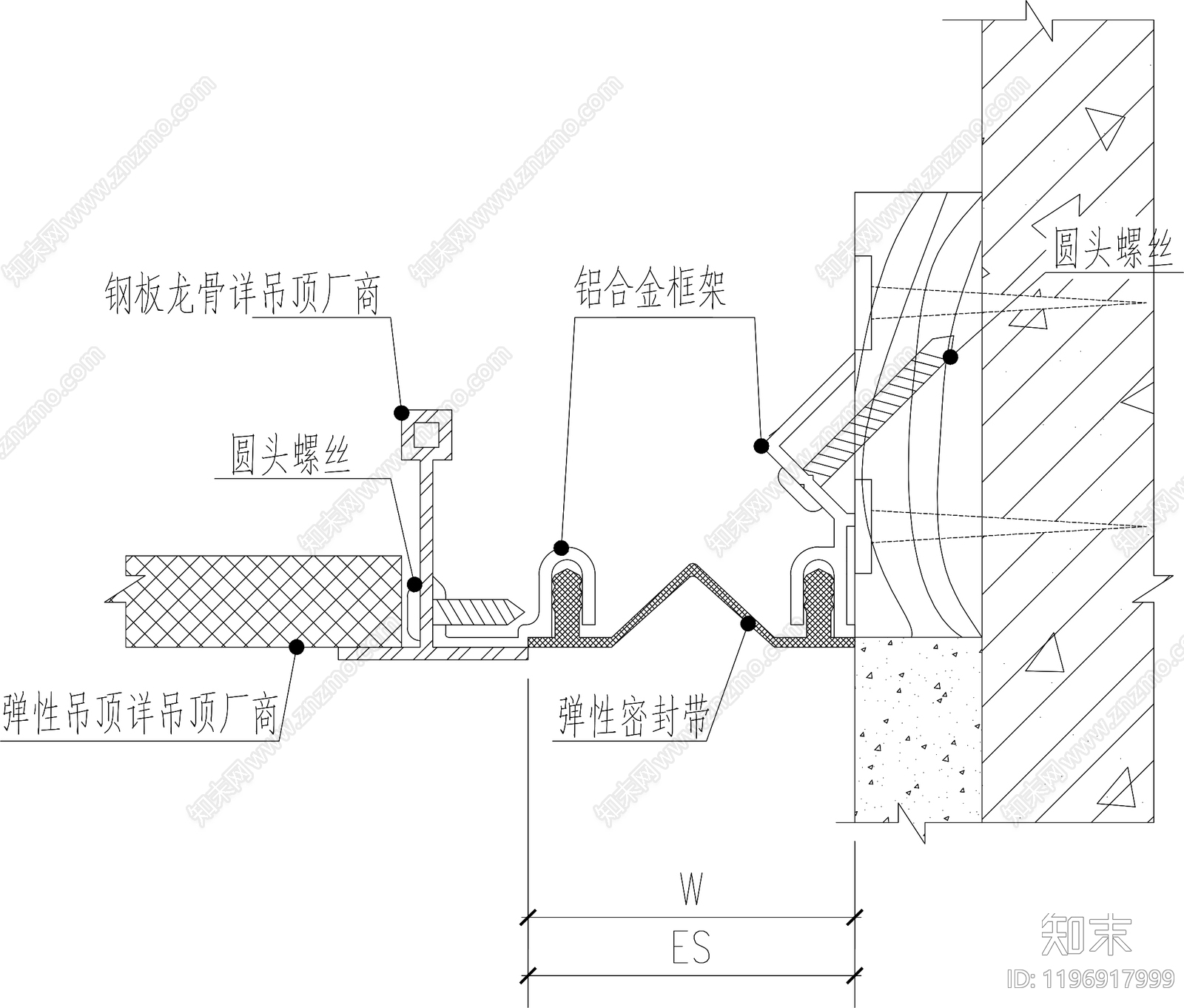 地面综合节点cad施工图下载【ID:1196917999】