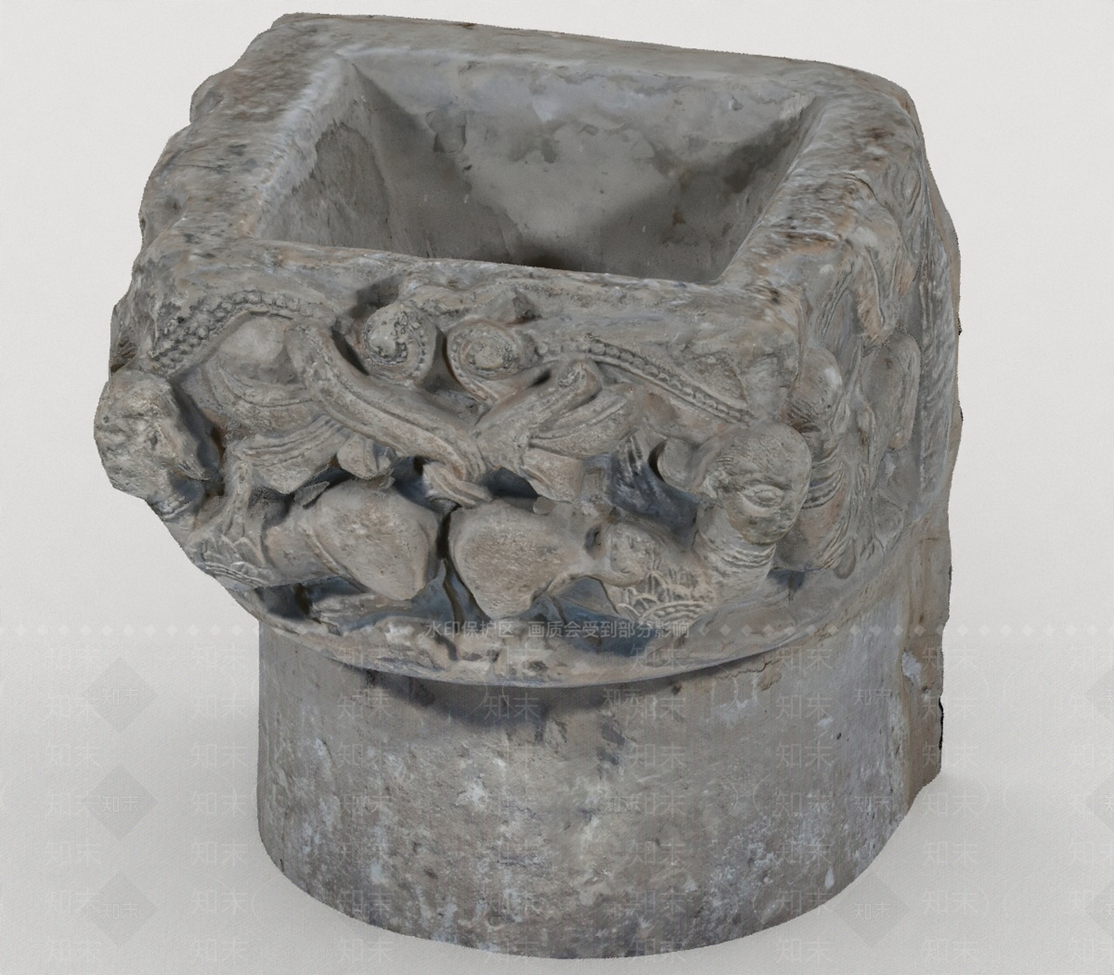 现代景观雕塑3D模型下载【ID:1196921576】