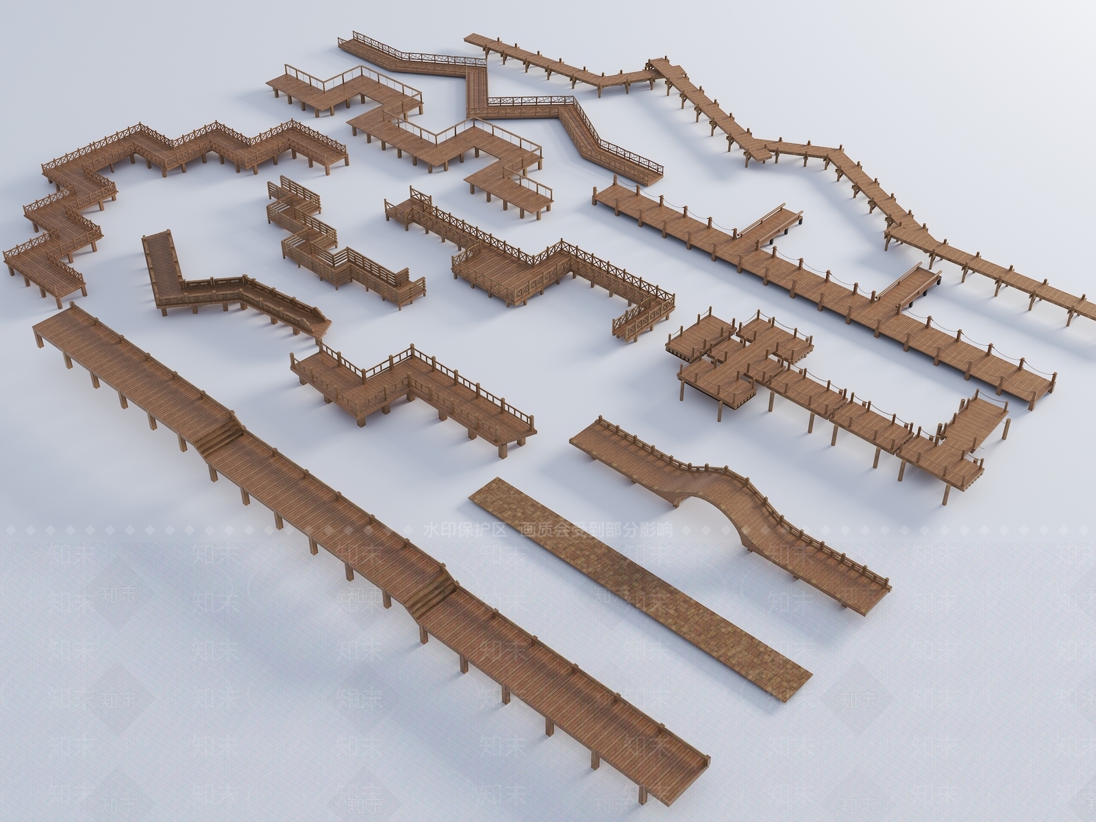 现代观景平台3D模型下载【ID:1196933718】