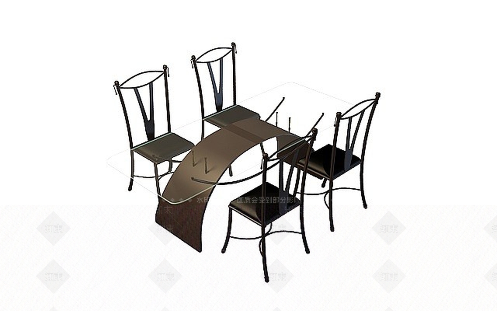 现代沙发组合3D模型下载【ID:1199846095】