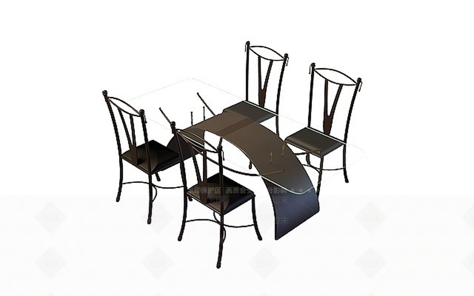 现代沙发组合3D模型下载【ID:1199846095】