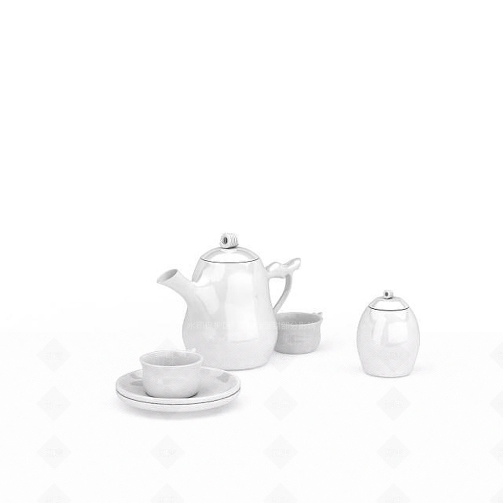 现代麻将桌3D模型下载【ID:1199835214】