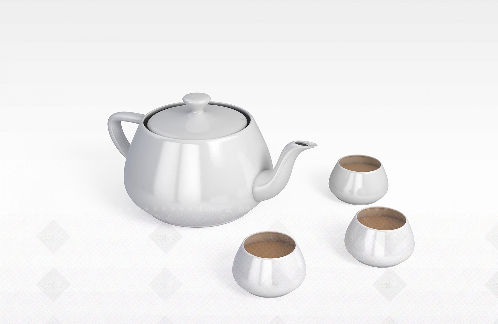 现代麻将桌3D模型下载【ID:1199840063】