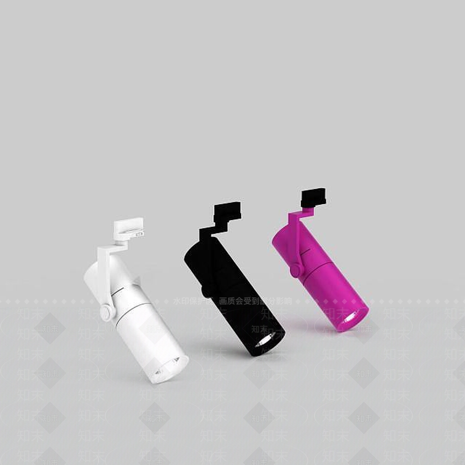现代射灯3D模型下载【ID:1196928197】