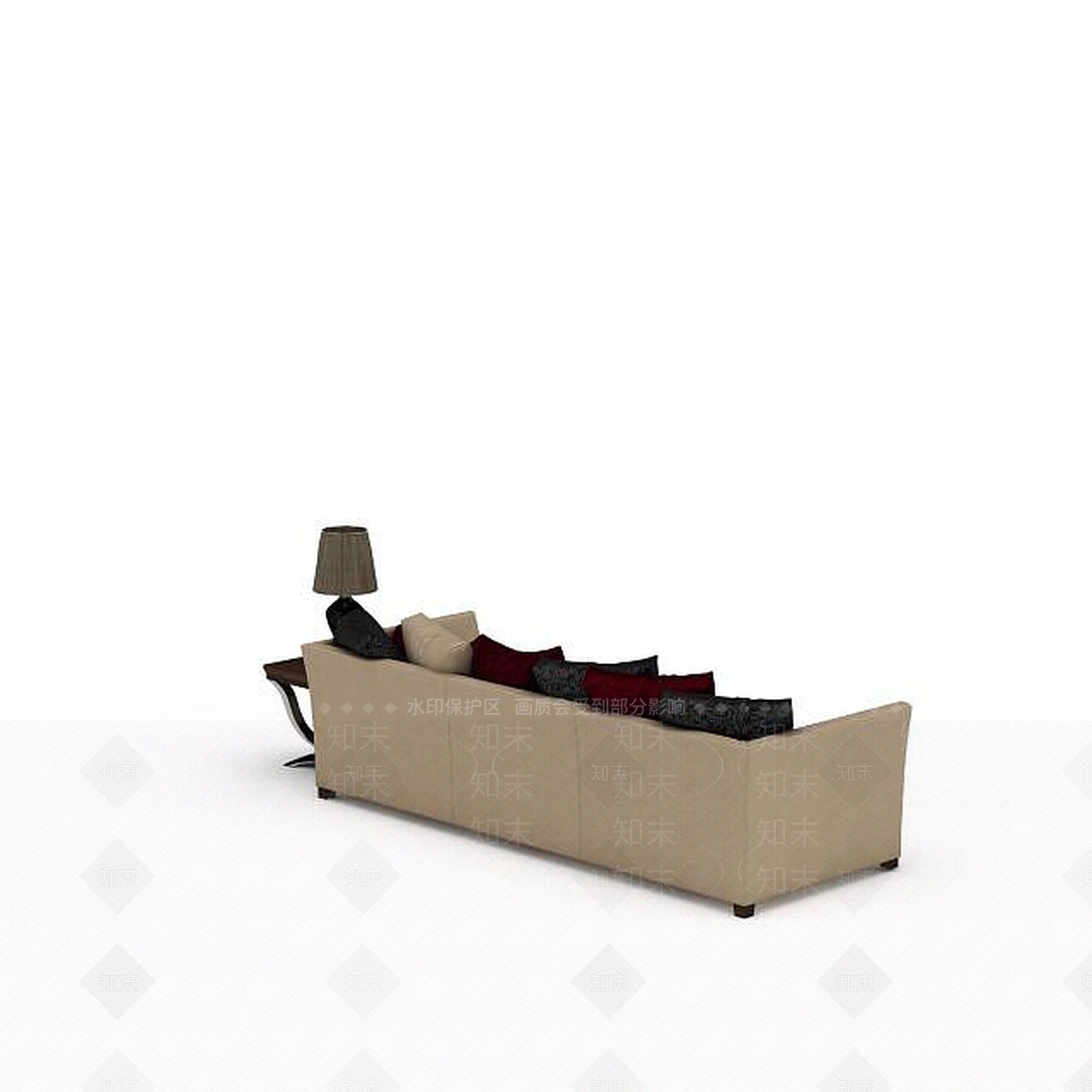 现代双人沙发3D模型下载【ID:1196928574】