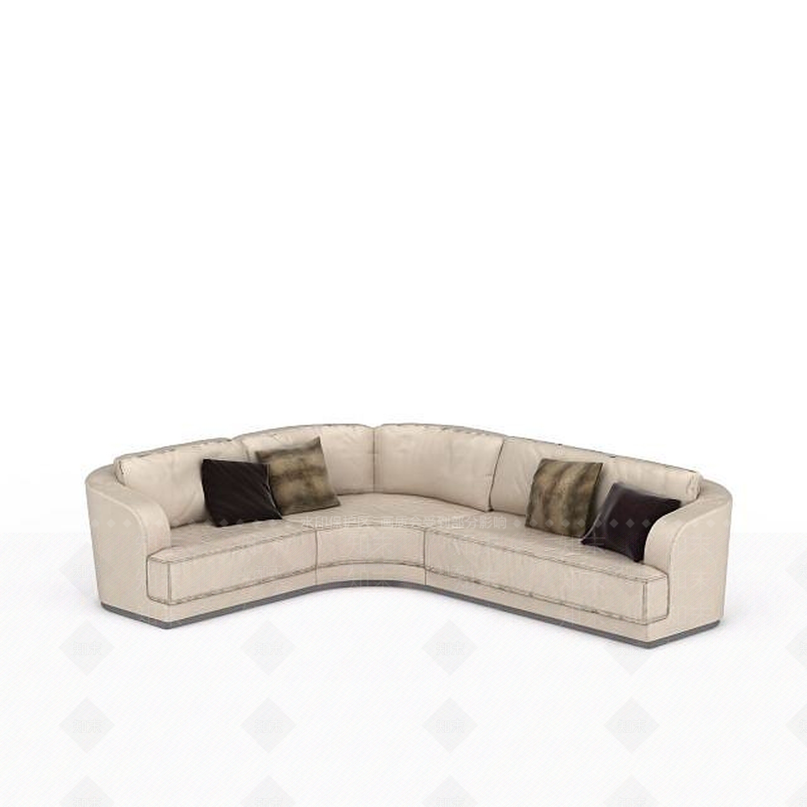 现代双人沙发3D模型下载【ID:1196928758】
