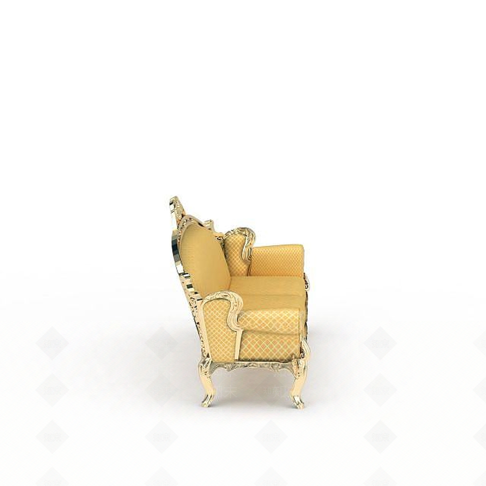 现代双人沙发3D模型下载【ID:1196928878】