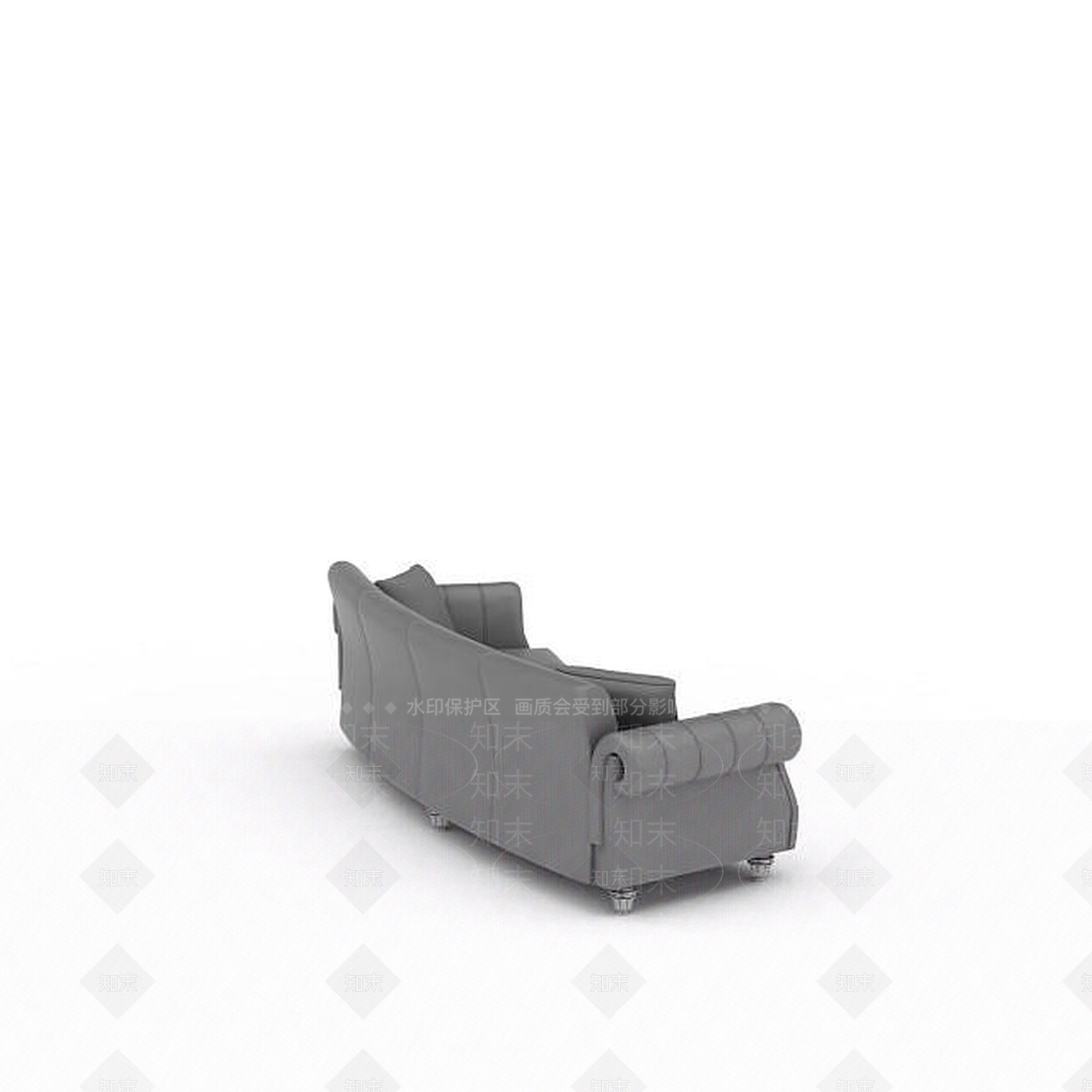 现代双人沙发3D模型下载【ID:1199825413】