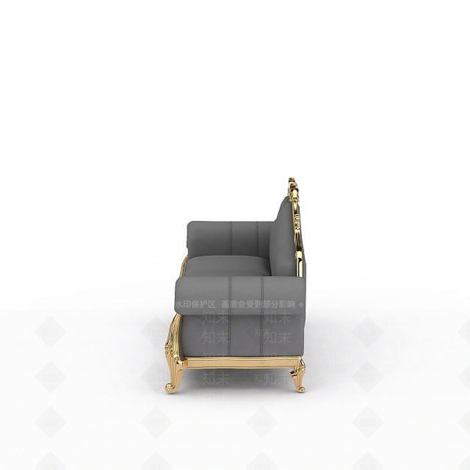 现代双人沙发3D模型下载【ID:1199830583】