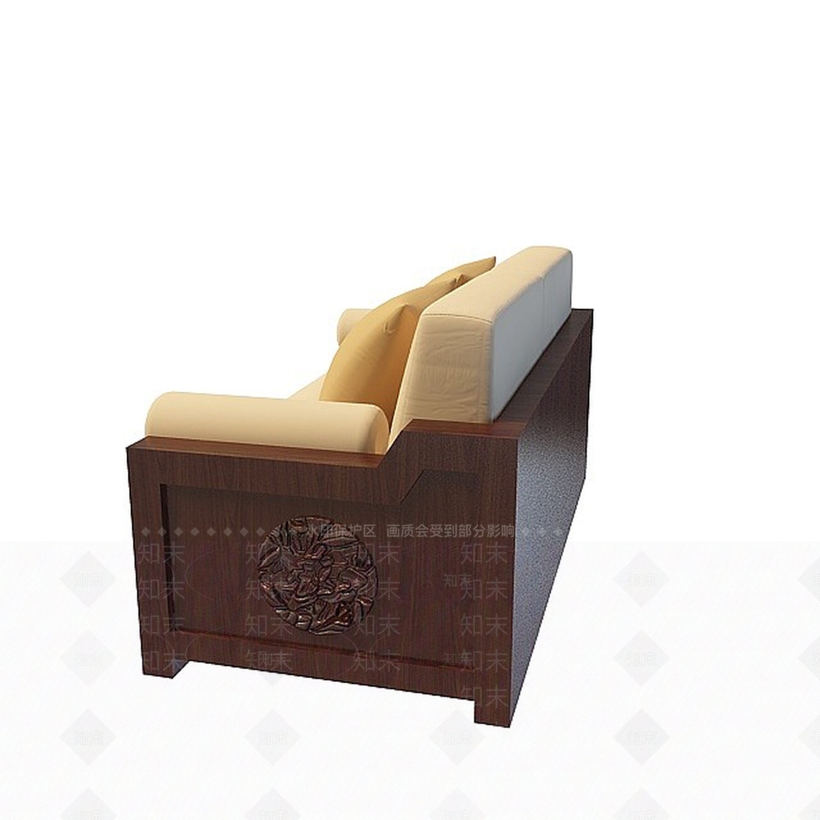 现代双人沙发3D模型下载【ID:1196930447】
