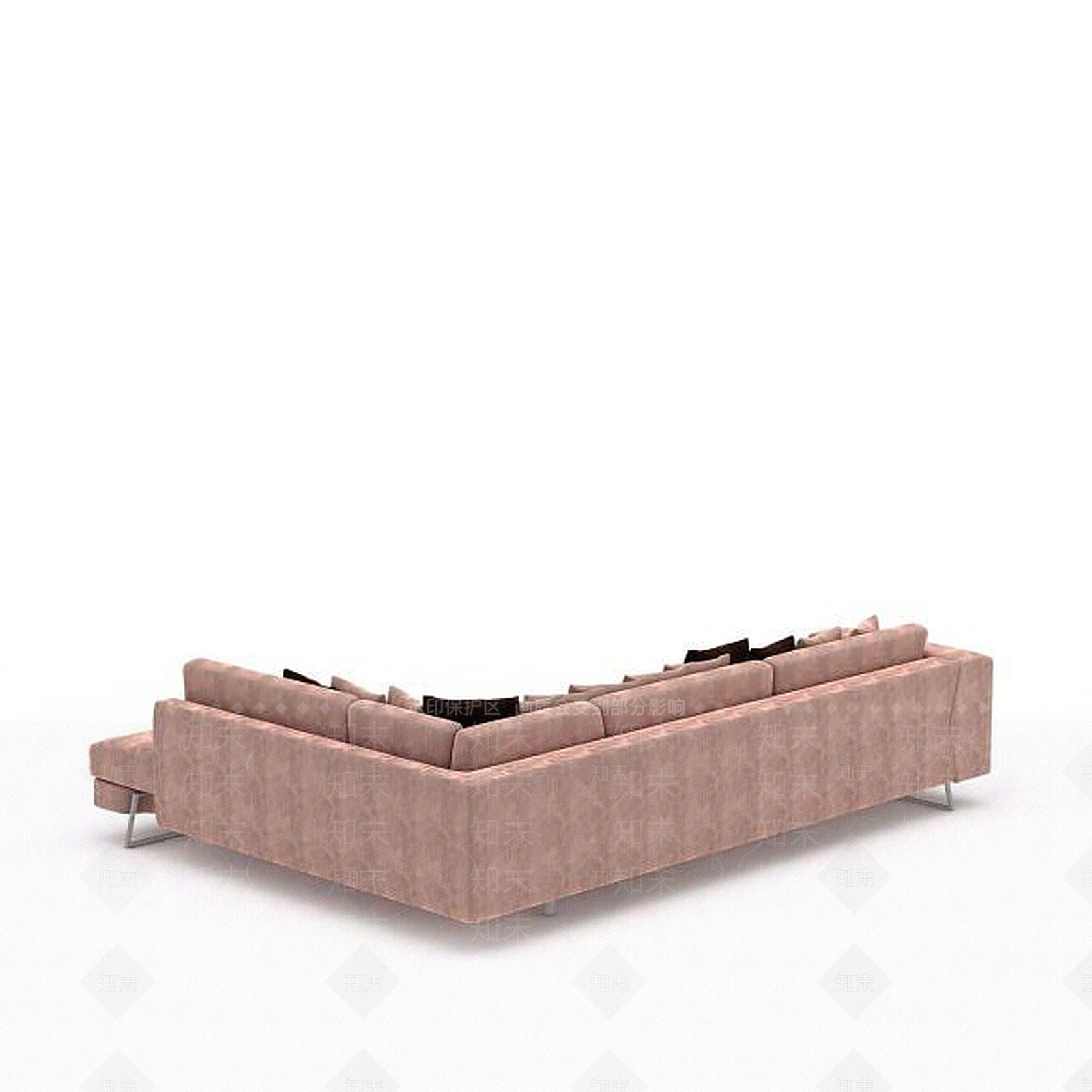 现代双人沙发3D模型下载【ID:1196930539】