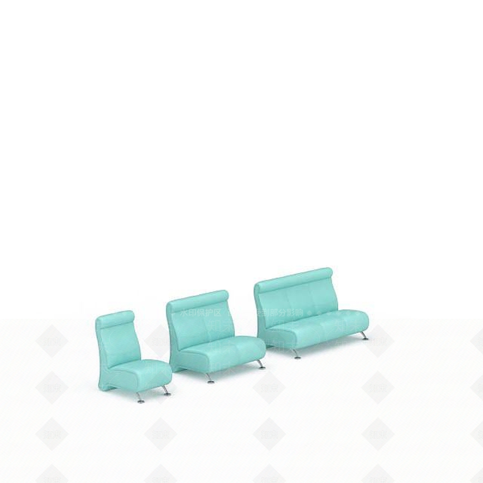 现代双人沙发3D模型下载【ID:1196931235】