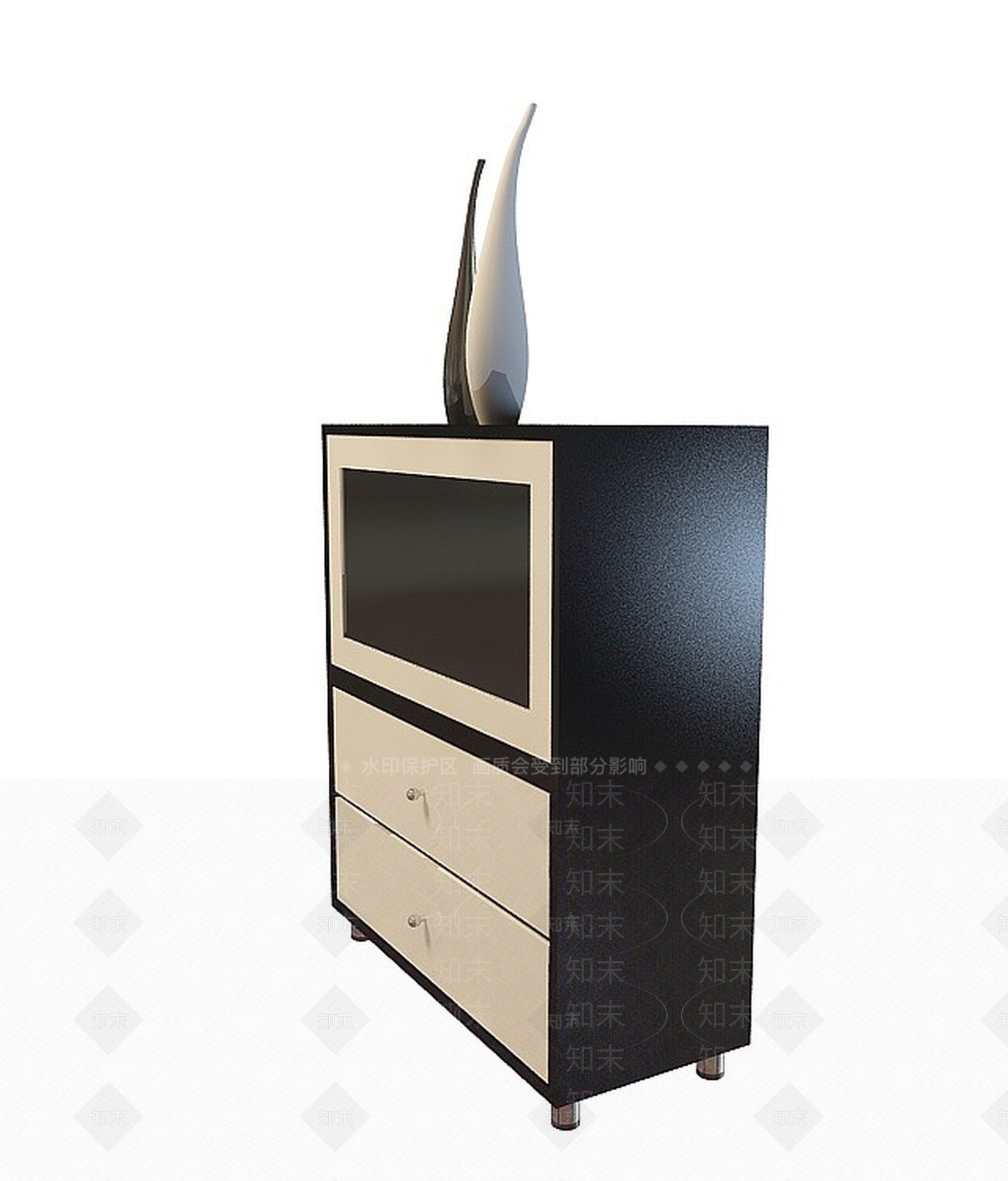 现代衣柜3D模型下载【ID:1199835013】