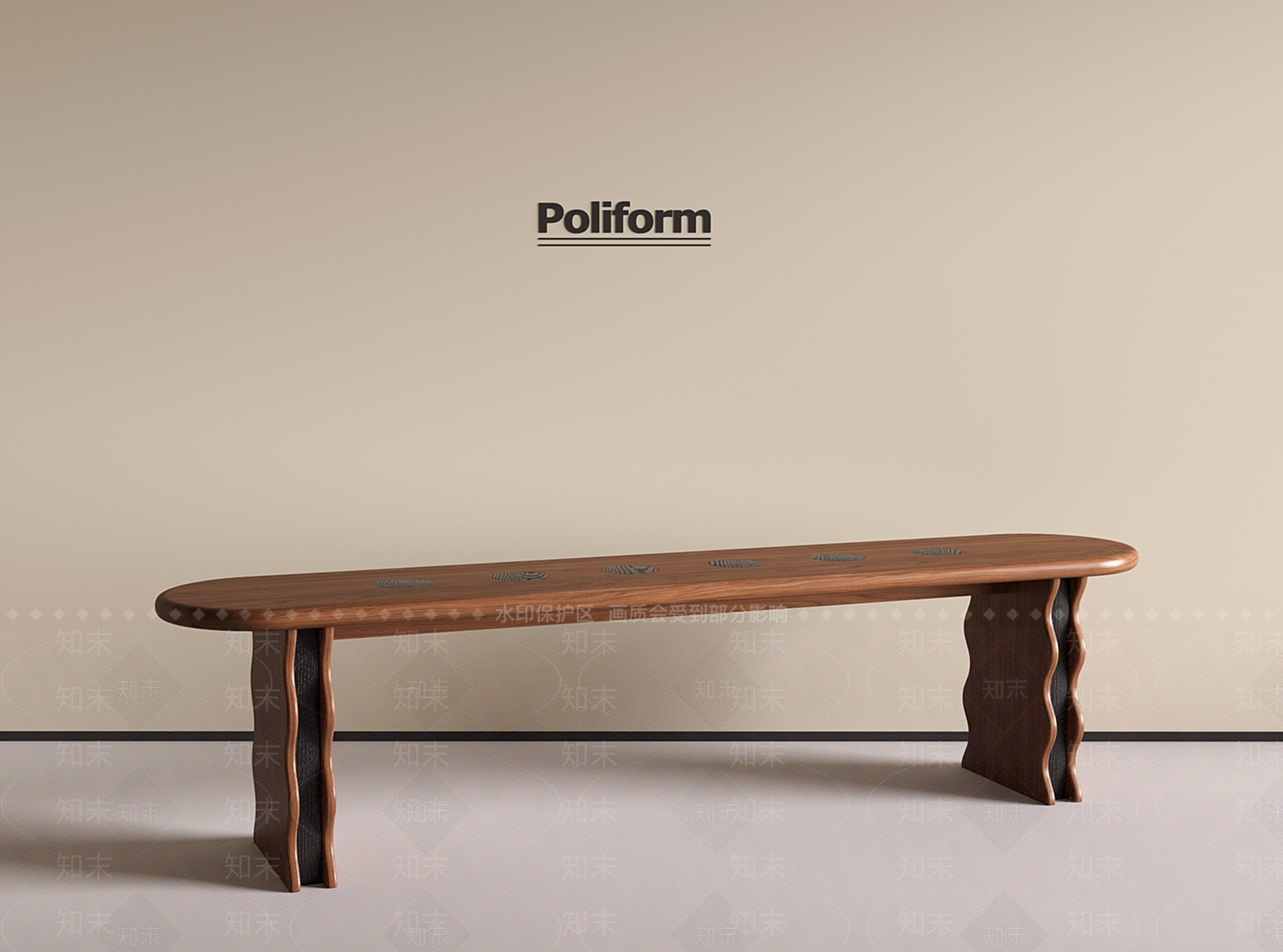 法式床尾凳SU模型下载【ID:1196936414】