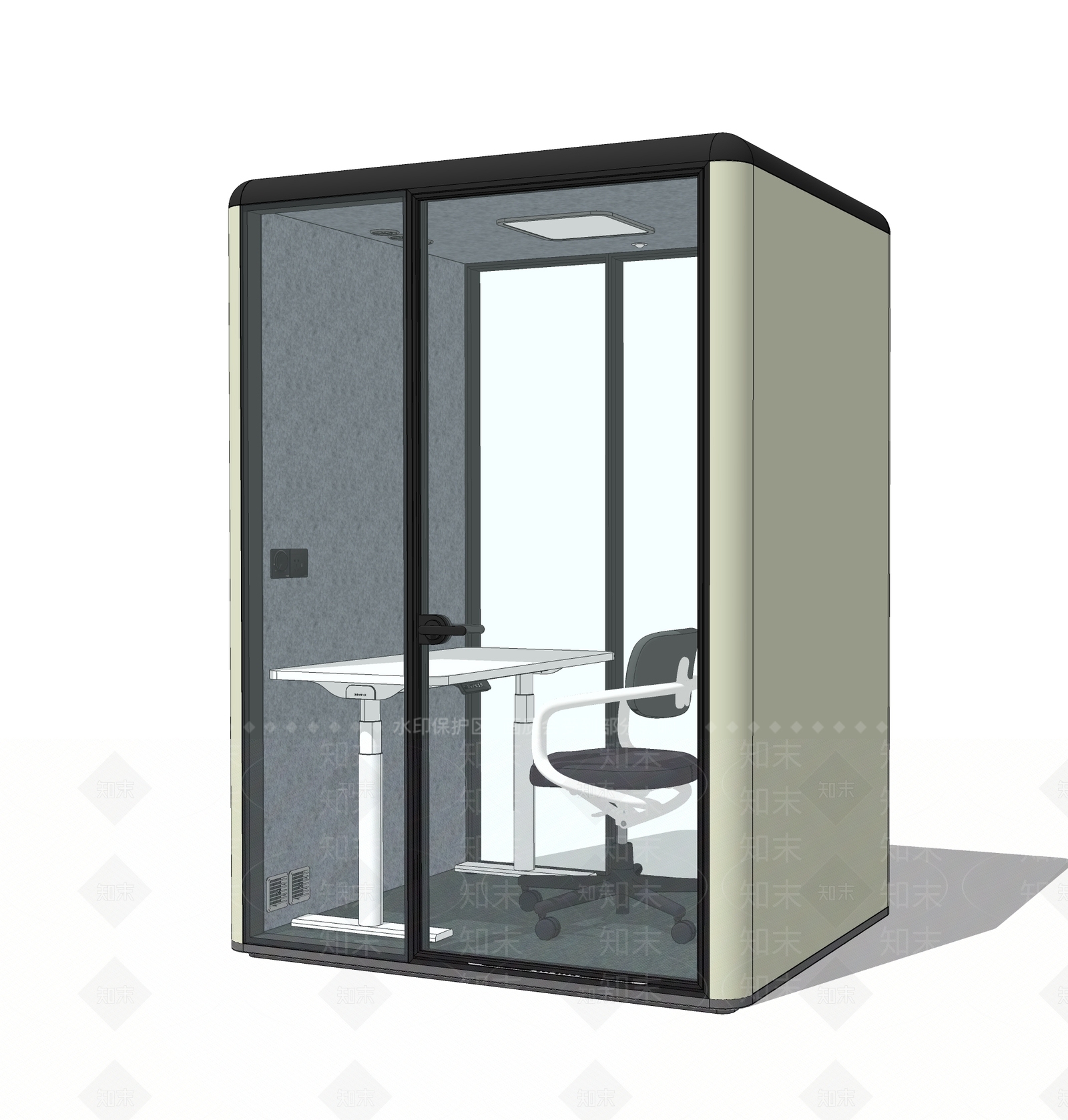 现代家具SU模型下载【ID:1196936507】