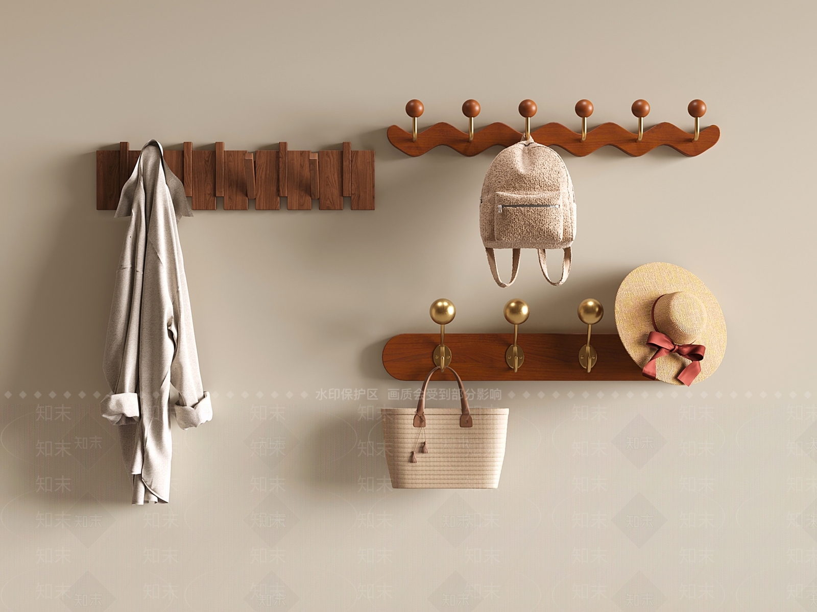 中古挂钩SU模型下载【ID:1196939347】