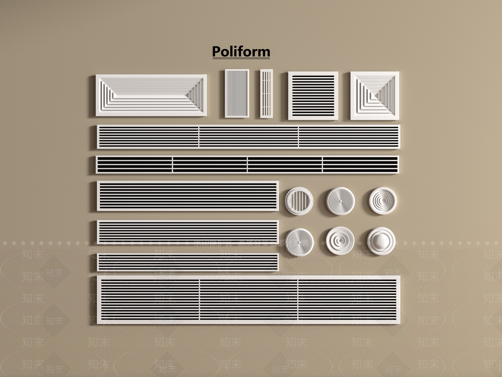 空调出风口SU模型下载【ID:1196943050】