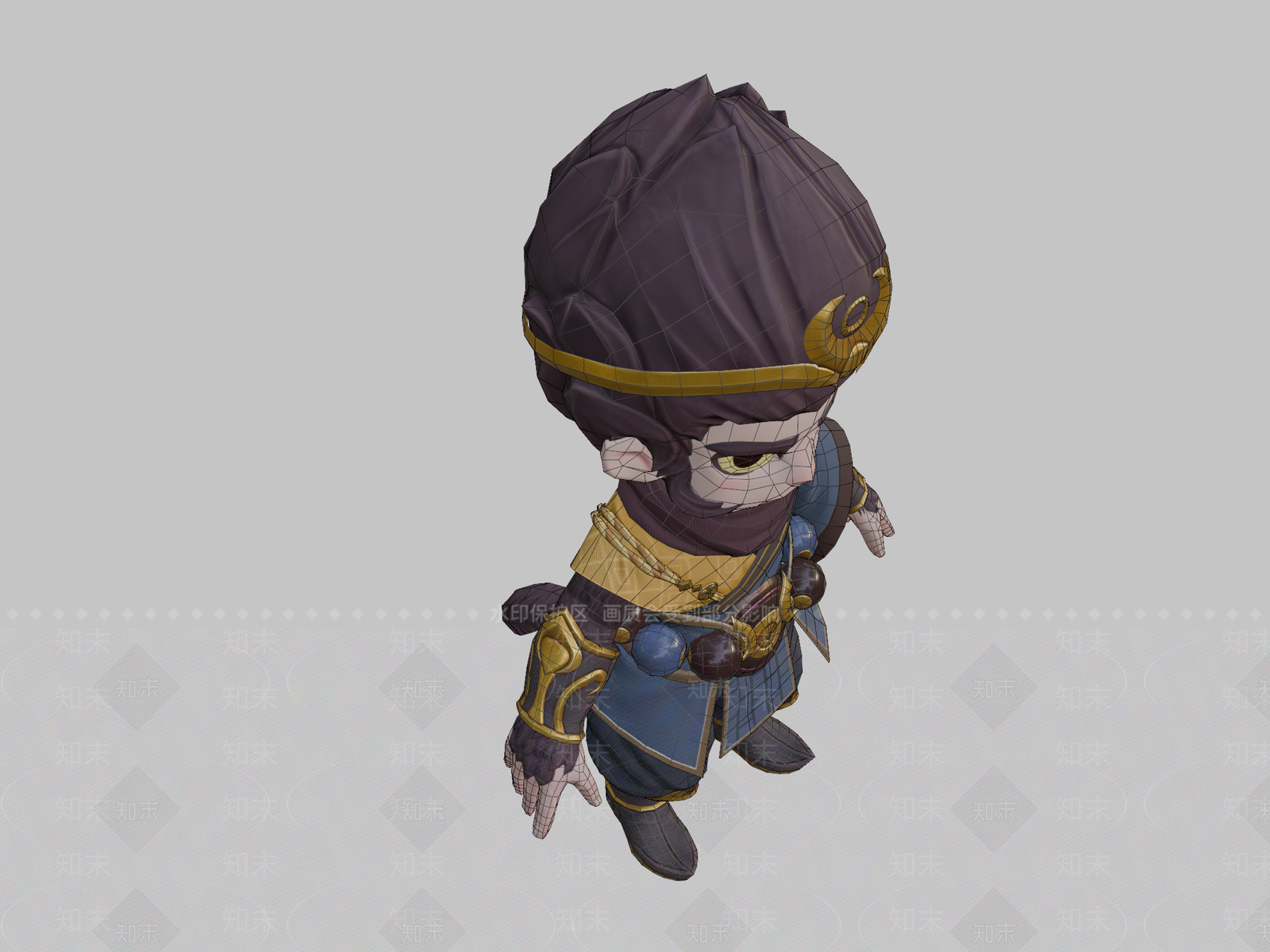 虚拟人物3D模型下载【ID:1196944676】