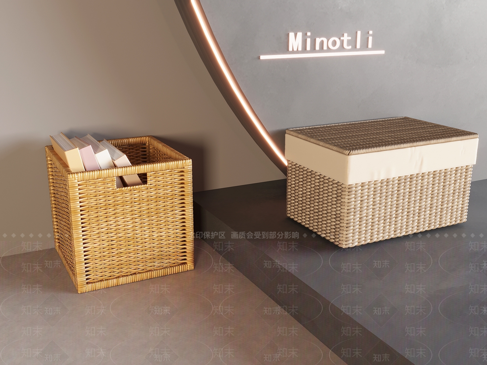 盒子3D模型下载【ID:1196945537】