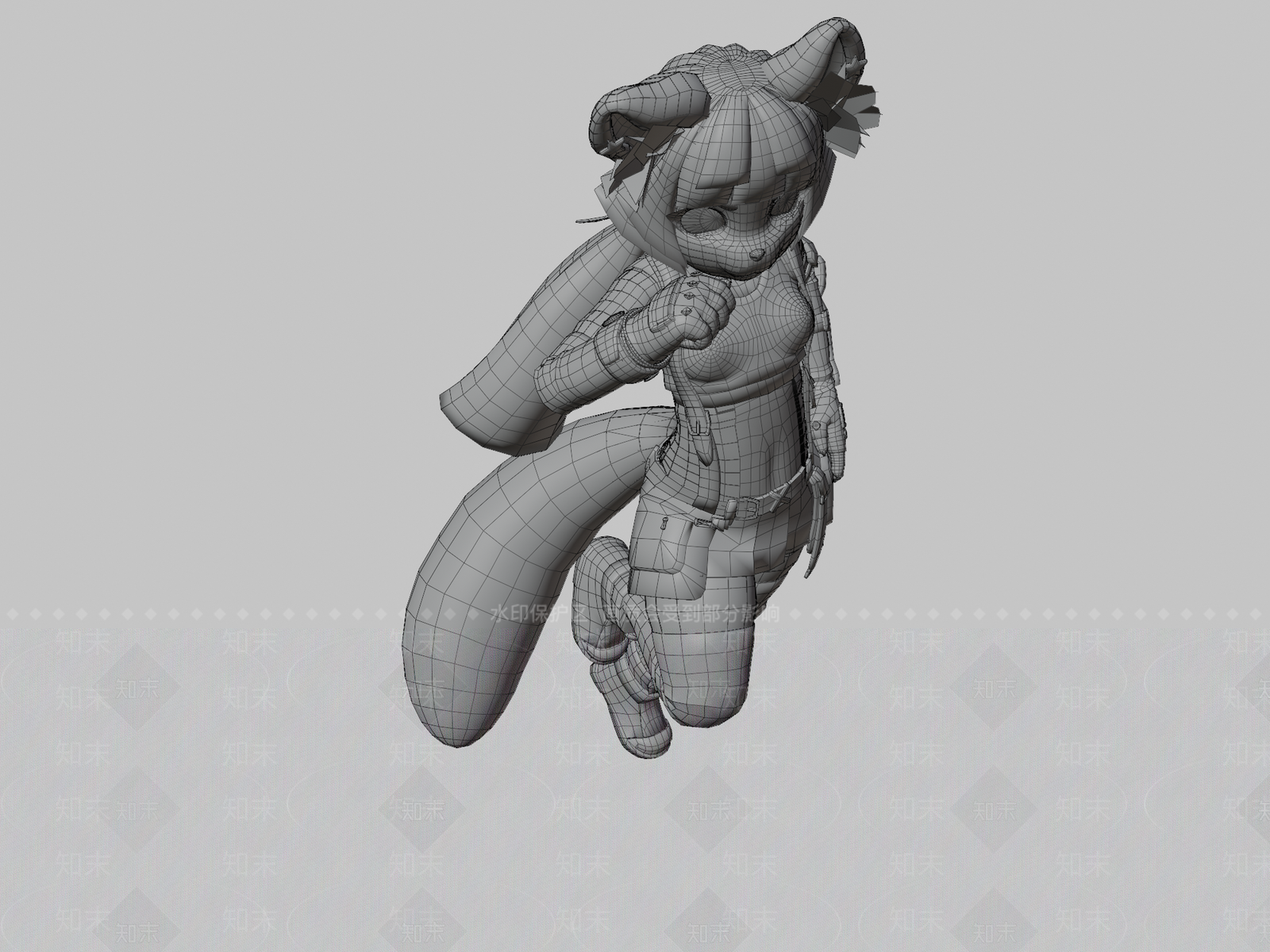 虚拟人物3D模型下载【ID:1196947761】