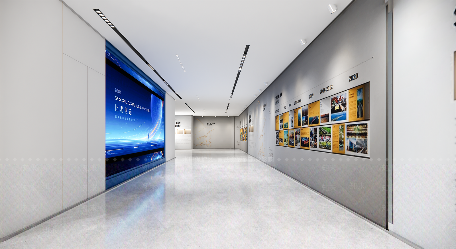 现代其他展厅SU模型下载【ID:1196956031】