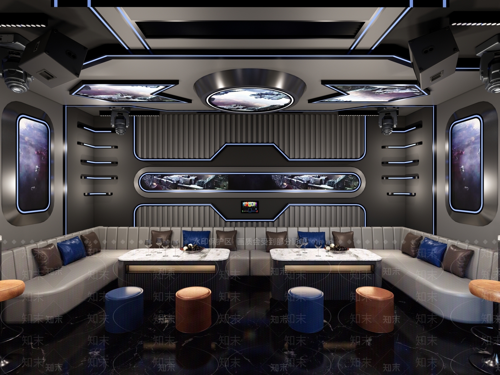 现代轻奢KTVSU模型下载【ID:1196959732】