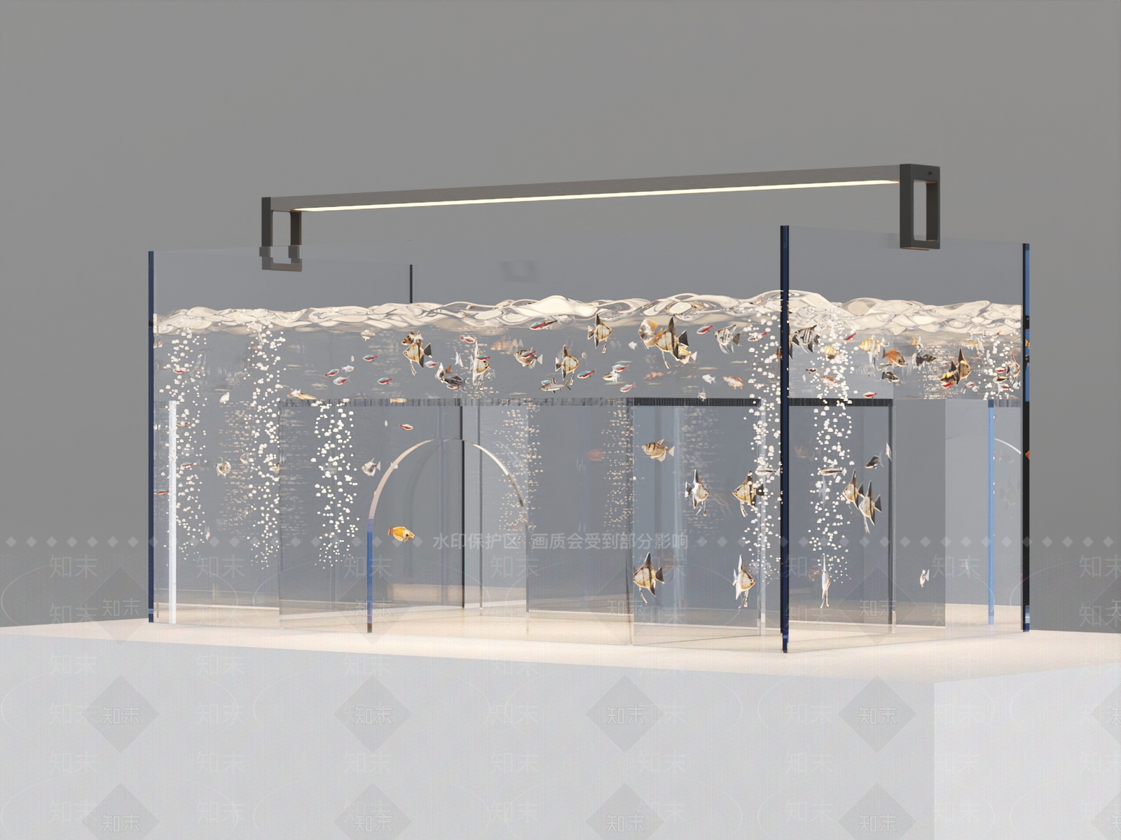现代艺术装置3D模型下载【ID:1196960900】