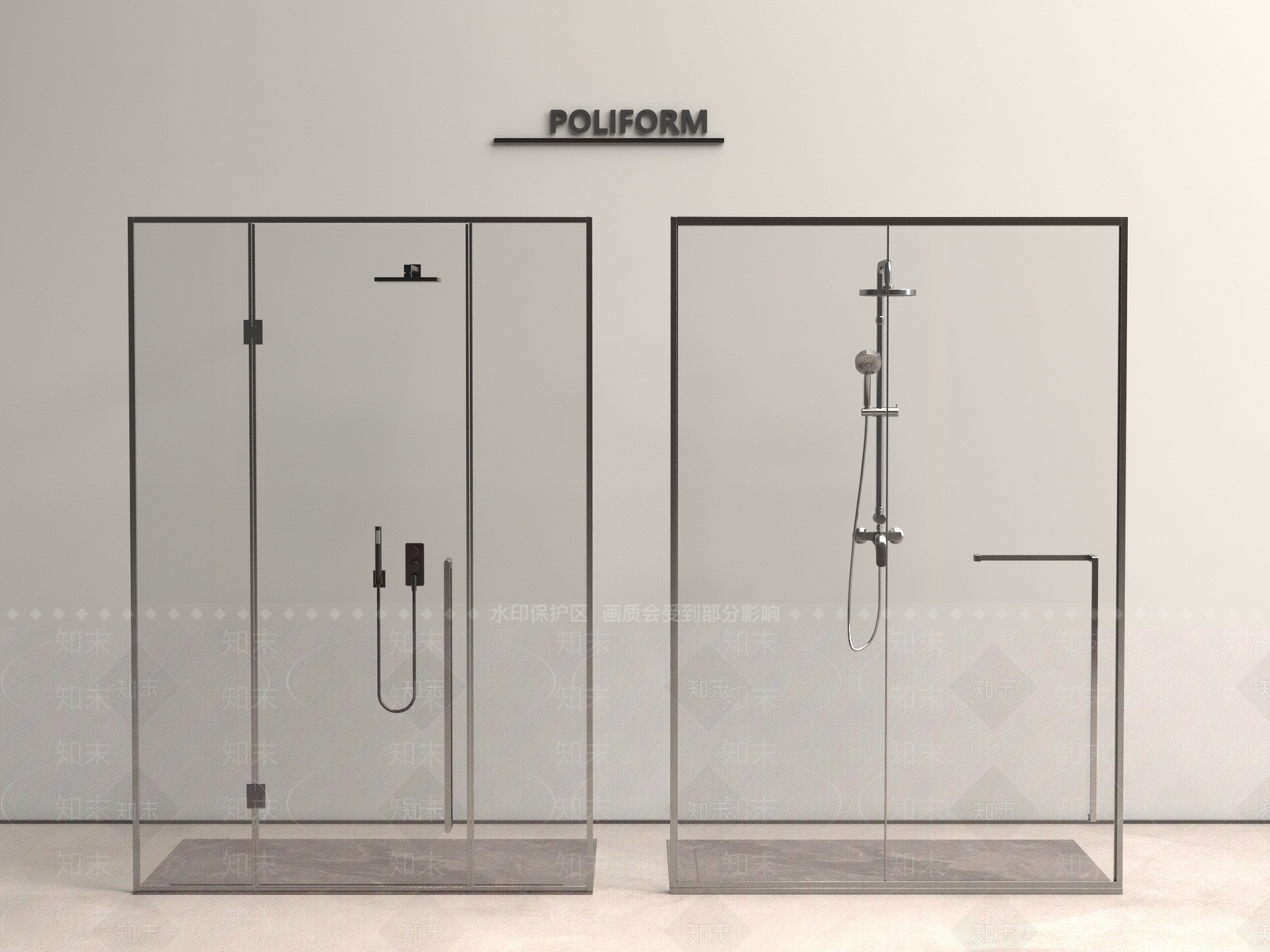 淋浴房3D模型下载【ID:1196961327】