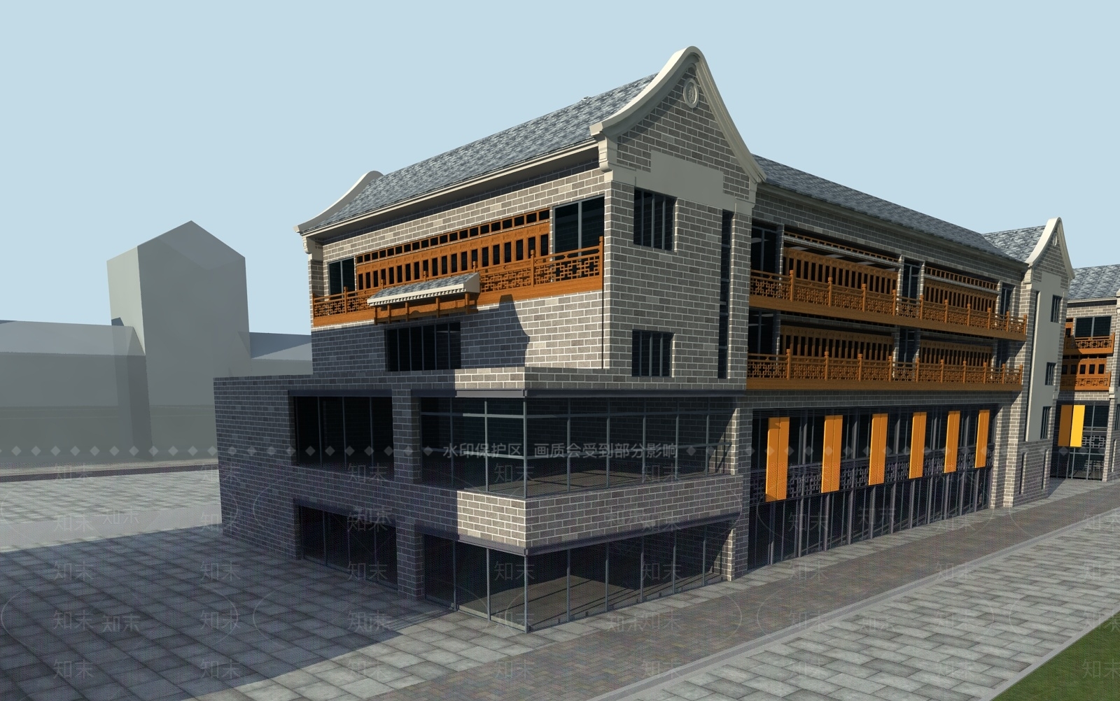 现代单人沙发3D模型下载【ID:1196972277】