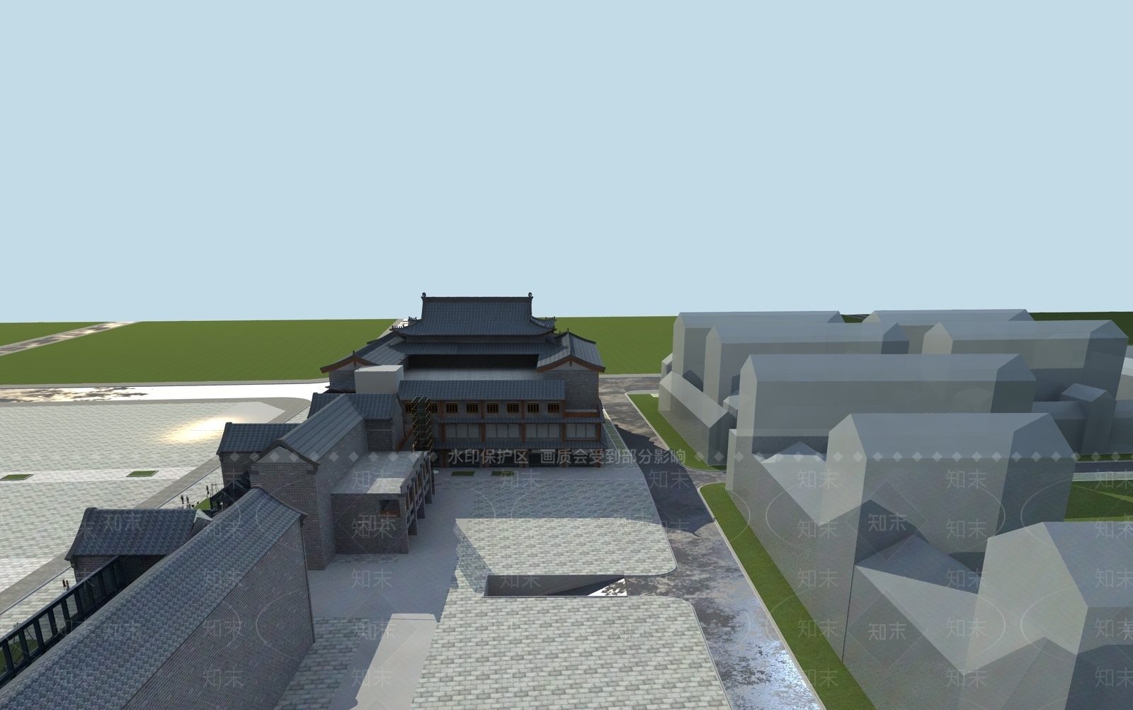 现代单人沙发3D模型下载【ID:1196972030】