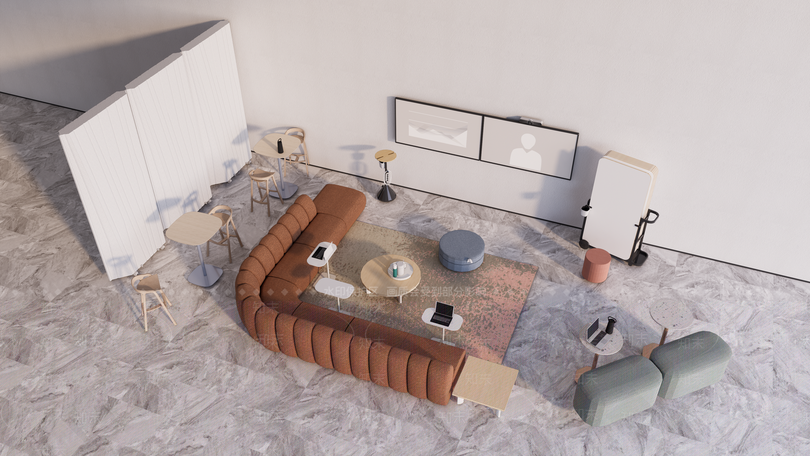 现代会议室SU模型下载【ID:1196968880】