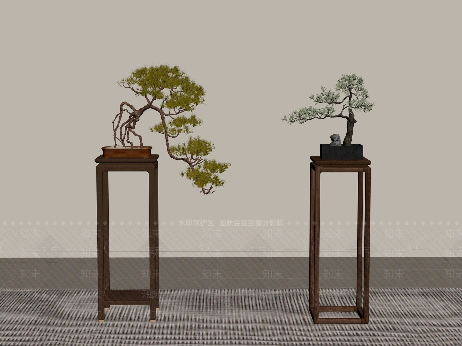 花几SU模型下载【ID:1196973402】